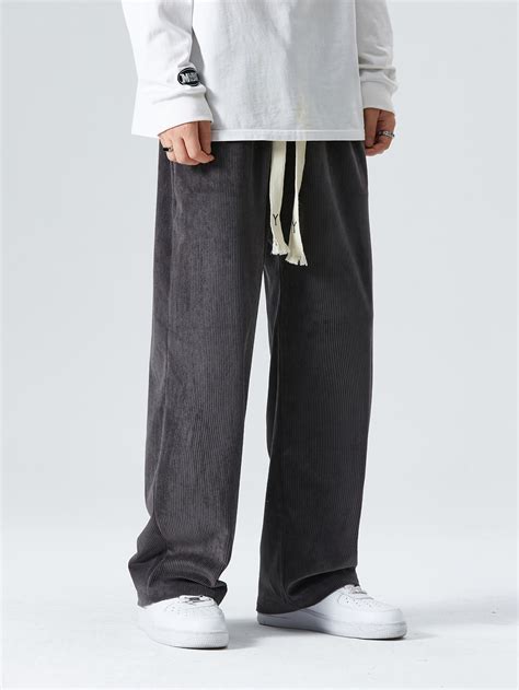 Men Drawstring Waist Wide Leg Sweatpants | SHEIN USA