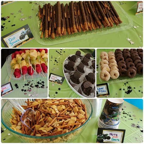 Monster Truck Birthday Party Food Ideas