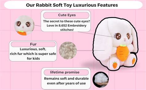 Buy KUTE HEART® Teddy Bear Gift, Rabbit Soft Toy, Soft Toys for ...
