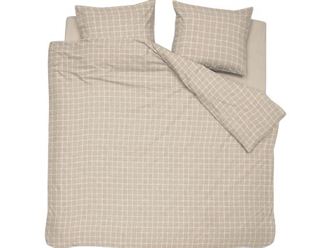 Dekbedovertrek Flanel | 200 x 200/220 cm | Carre Aanbieding - iBOOD