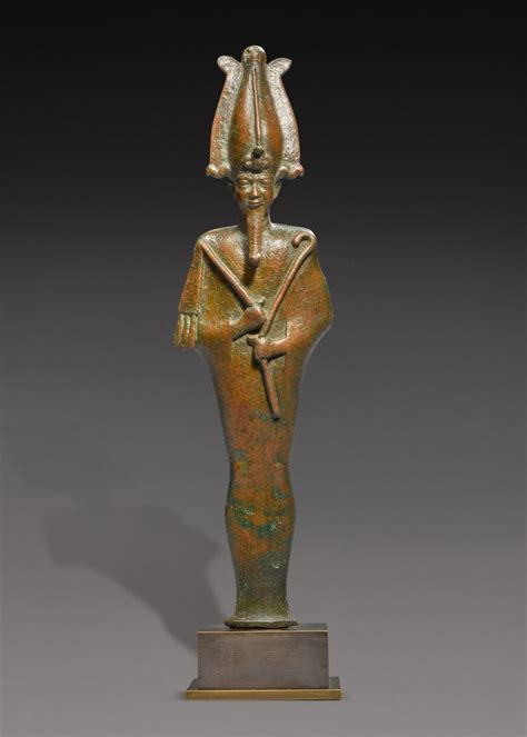 An Egyptian Bronze Figure of Osiris, 26th Dynasty, 664-525 B.C ...