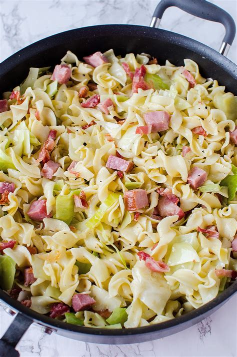 Cabbage & Noodles with Ham (Haluski) - My Incredible Recipes | Recipe ...