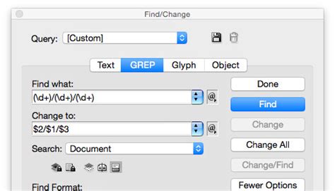 Grep InDesign 的图像结果