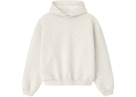 FEAR OF GOD ESSENTIALS KIDS EMBOSSED CLASSIC HOODIE
