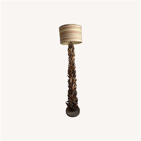 Anthropologie Wood Look Floor Lamp - AptDeco