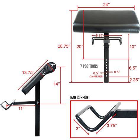 Preacher Curl Bench Attachment - Heavy-Duty | Valor Fitness EX-2