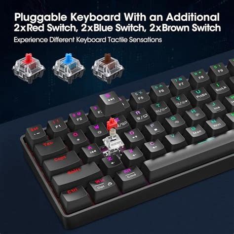 Keyboards Koorui | Koorui 60 Gaming Keyboards 61 Keys Wired Ultra ...