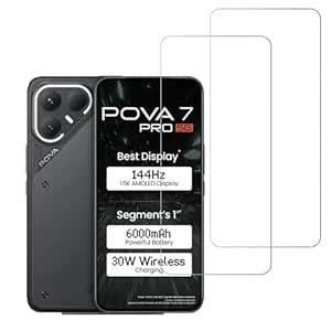 VAYUVAULT Tempered Glass (Transperent) Full Screen Coverage Compatible ...