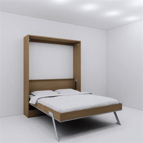 Queen Size Wall Bed With Foldable Table – InvisibleBed.com