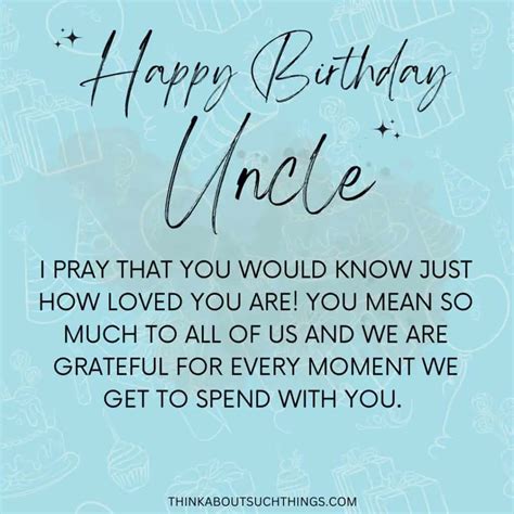 Wonderful Birthday Prayers For Uncle {Plus Images} | Think About Such ...