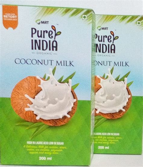 MRT ORGANIC Coconut Milk 400 GM - (pack of 2-200gm) Unsweetened ...