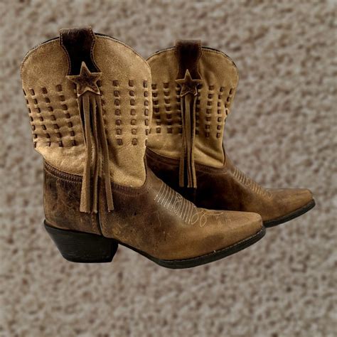 Vintage Laredo Western Boot Women's Extra Large 6M Brown Leather | Grailed