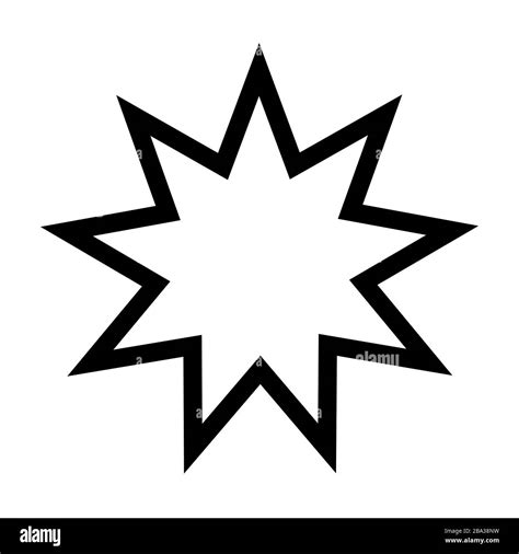 Nine pointed star hi-res stock photography and images - Alamy