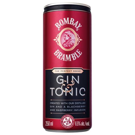 Buy Bombay Bramble Premium Gin & Tonic, Ready-To-Drink Pre-Mixed ...
