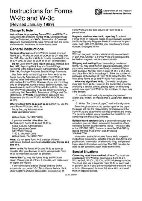 Image result for W-2c Forms Printable