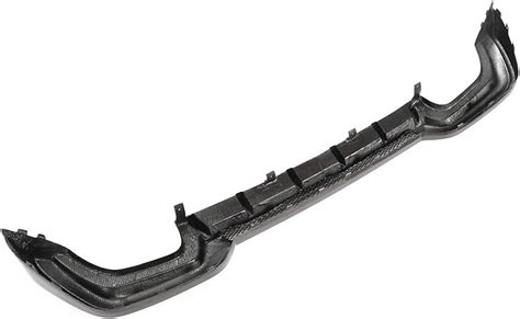 Buy TGFOF Carbon Fiber Rear Bumper Diffuser Cover UV-Protected Rear ...