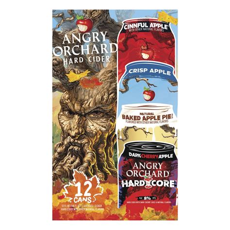 Angry Orchard Hard Cider Summer Party Pack Variety, Spiked (12 fl. oz ...