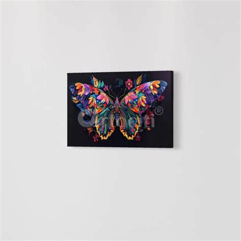 Buy Colorful Butterfly Modern Abstract Canvas Giclee Print Online ...