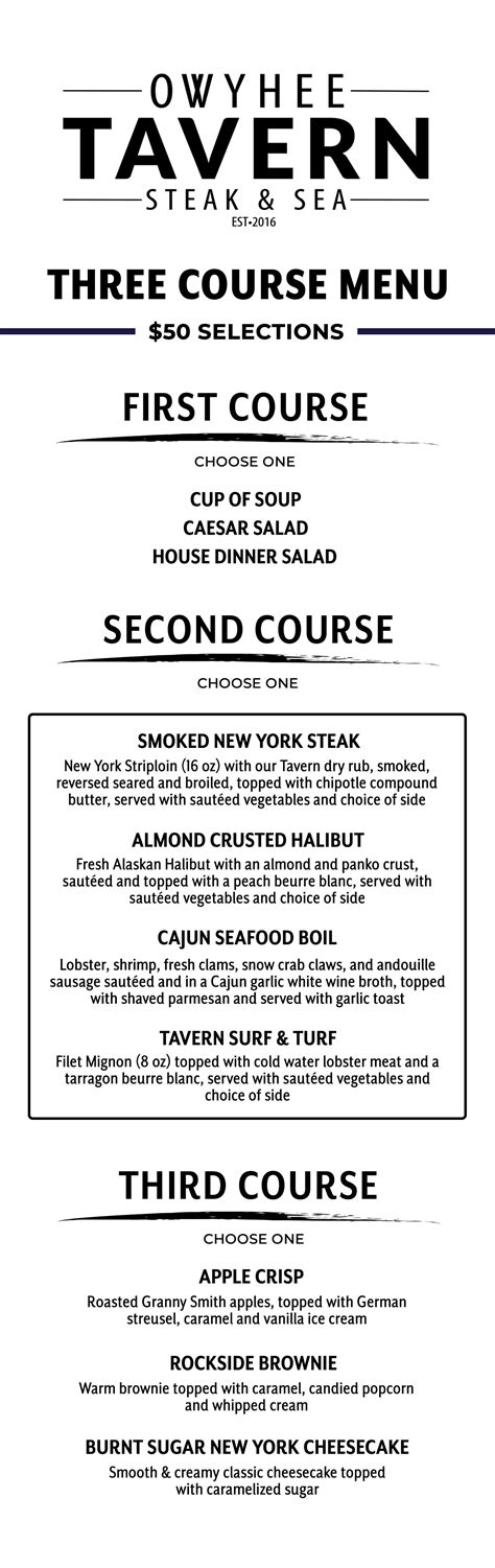 Owyhee Tavern - Steak And Seafood Restaurant