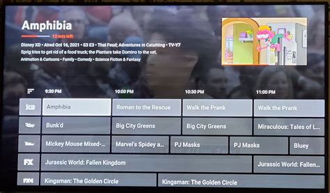 YouTube TV Program Guide 的图像结果