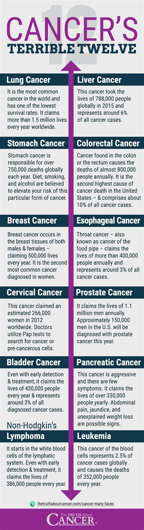 Types of Cancer Names 的图像结果