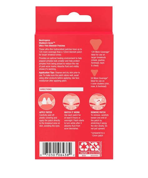 Stubborn Acne® Ultra-Thin Blemish Patches For Pimples | Neutrogena®