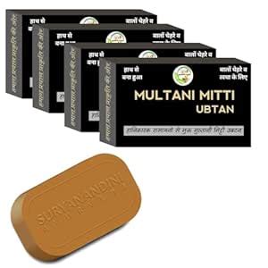 Buy SURYANANDINI AYURVEDA Multani Mitti Ubtan Homemade Soap| Daily ...