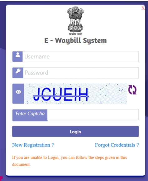 E Way Bill Login Portal: Registration and Login Guide