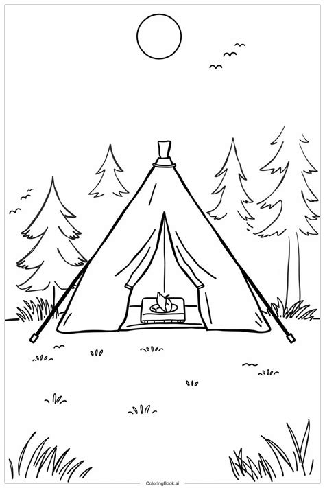 49 camping Coloring Pages (Free PDF & PNG Printables)
