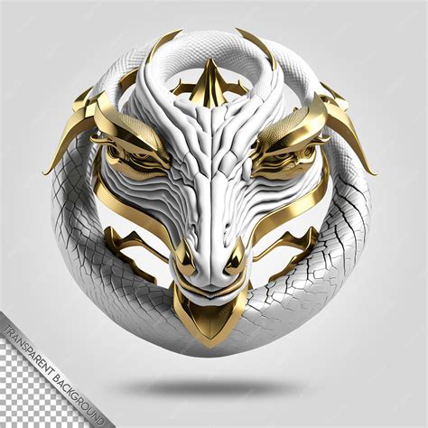Chinese zodiac emblem transparent background | Premium PSD