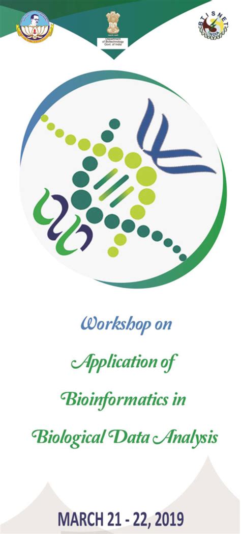 Workshop on Application of Bioinformatics in Biological Data Analysis ...