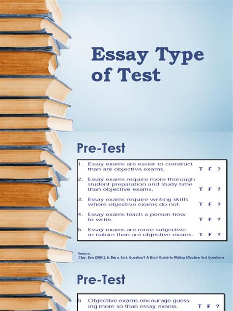 Image result for Essay Test PDF