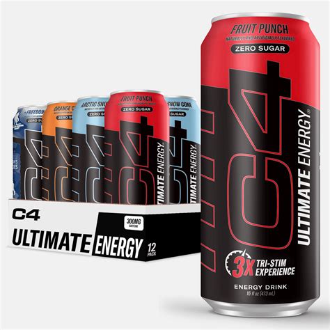 C4 Energy Drinks - Carbonated & Non-Carbonated (12 Packs) | Cellucor