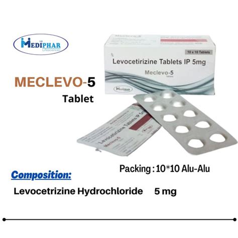 MECLEVO-5 Tablets Mediphar Lifesciences Pvt Ltd
