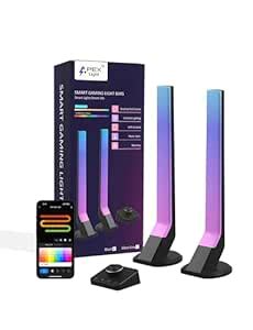 Apex RGBIC Smart Gaming Light Bars with wireless Smart Controller, Wi ...