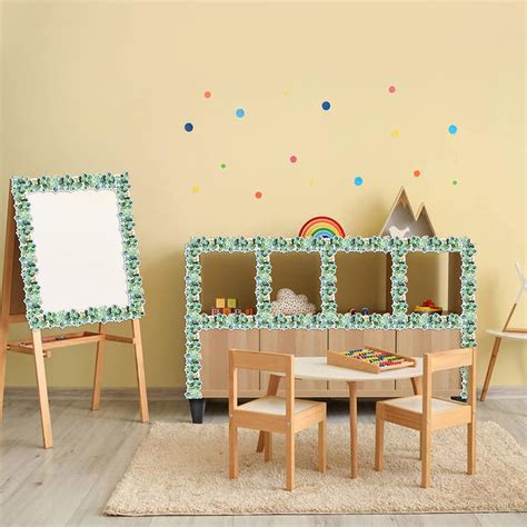 WEDTYGH 49ft Eucalyptus Die-Cut Border Trim Bulletin Board India | Ubuy