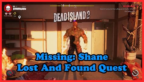 Dead Island 2 Missing: Shane Lost And Found Quest