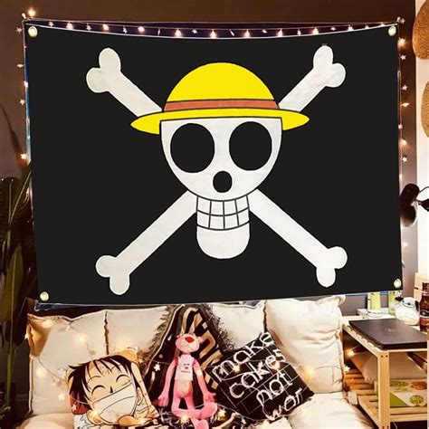 Memfish Luffy Anime Flag Straw Hat Crew Flag Banner,5x3ft India | Ubuy