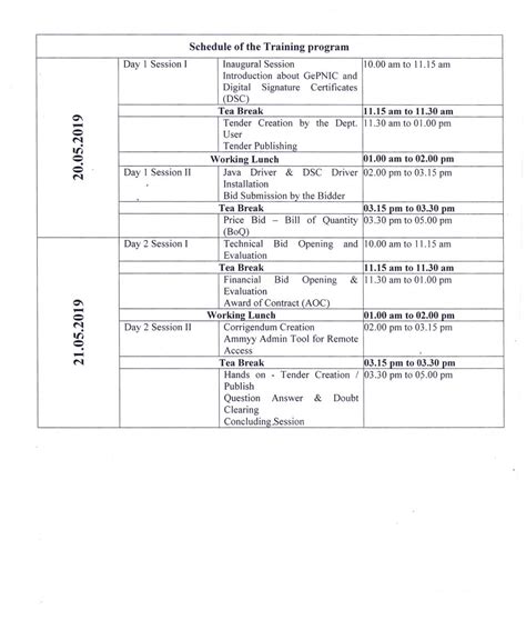 Conduct of Two Days Training Programme in Central Public Procurement ...
