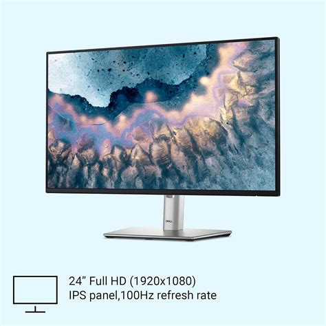 Dell P2425H 24" 100Hz 1080p FHD Flat IPS Panel Monitor - tpstech.in