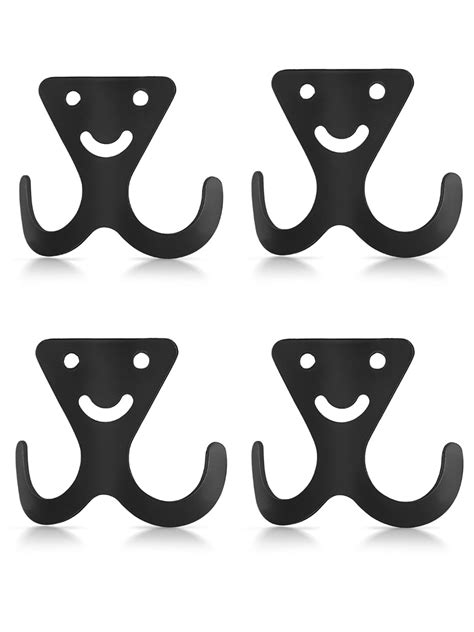 DOCOSS Pack of 4 Stainless Steel Hooks for Wall Heavy Duty Hooks for H