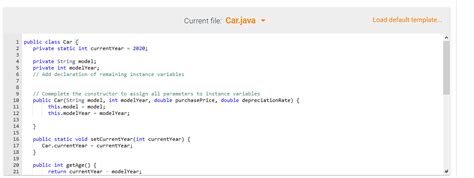 Creating a Car Class in Java 的图像结果