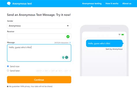 What To Say In An Anonymous Message at Ronald Wray blog