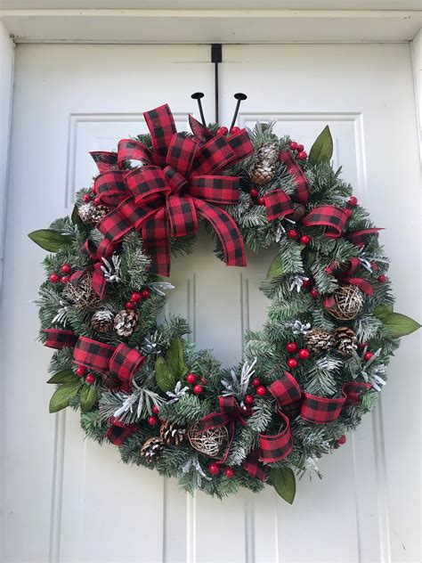 Christmas wreaths for front door – Artofit