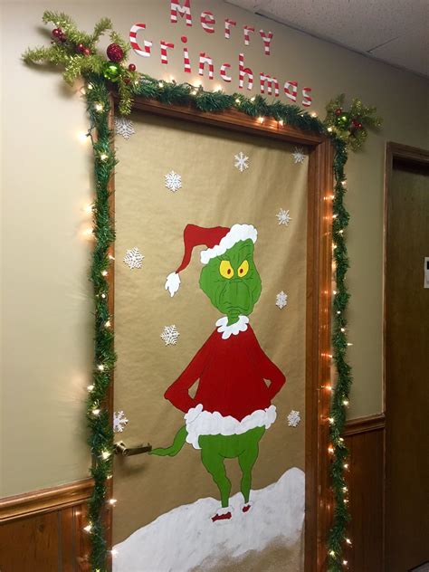 Grinch Christmas Door Decorations
