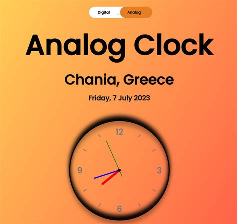 Analog and Digital Clock Program Using Applet 的图像结果