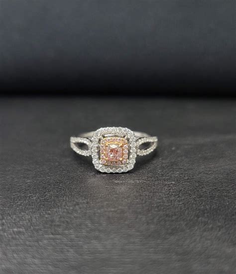 Beautiful Natural Pink Diamond Ring For Sale at 1stDibs