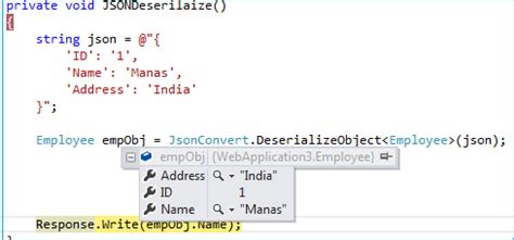 Image result for Example of Serialization Using JSON Library
