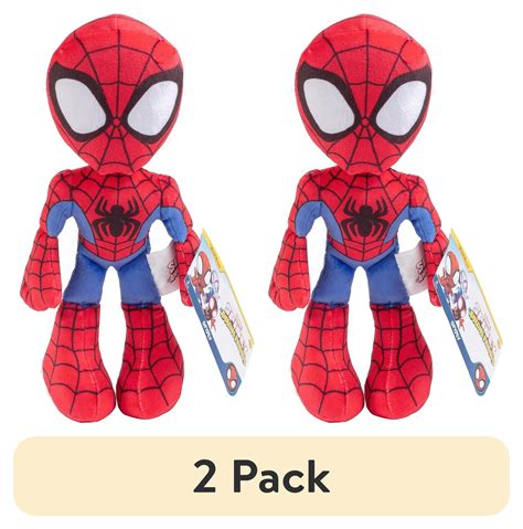 (1 pack) Marvel Spidey and His Amazing Friends 8" Spider-Man Plush ...