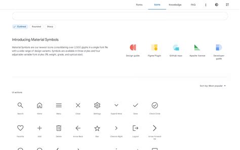 Material Symbols and Icons - Google Fonts [Icons] No-Code Supply Co.